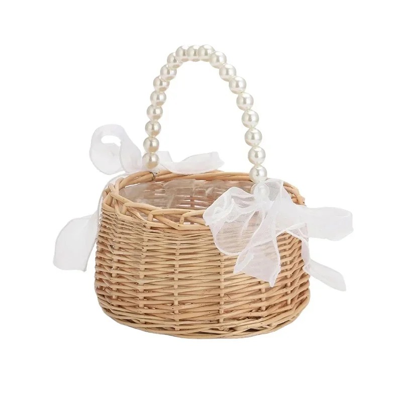 Cesta de Rattan com Alça de Pé - Gardening Tools Girls avaliação e preço